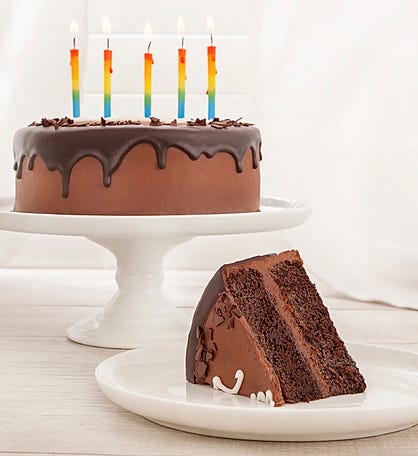 We Take The Cake Chocolate Birthday Cake